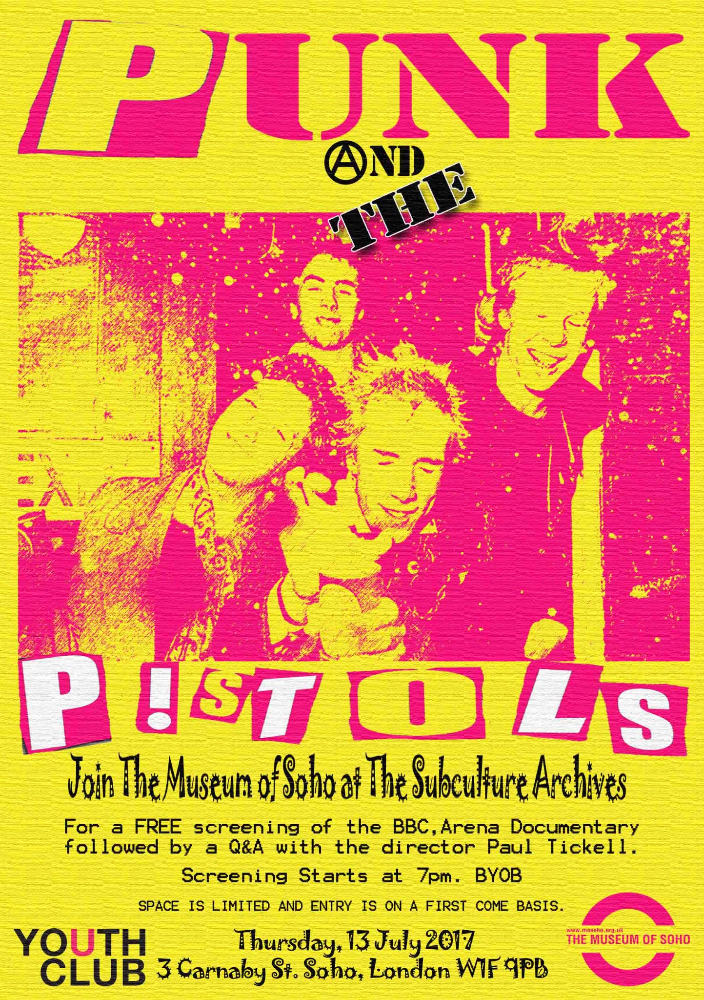 Poster for Punk and the Pistols, 2017