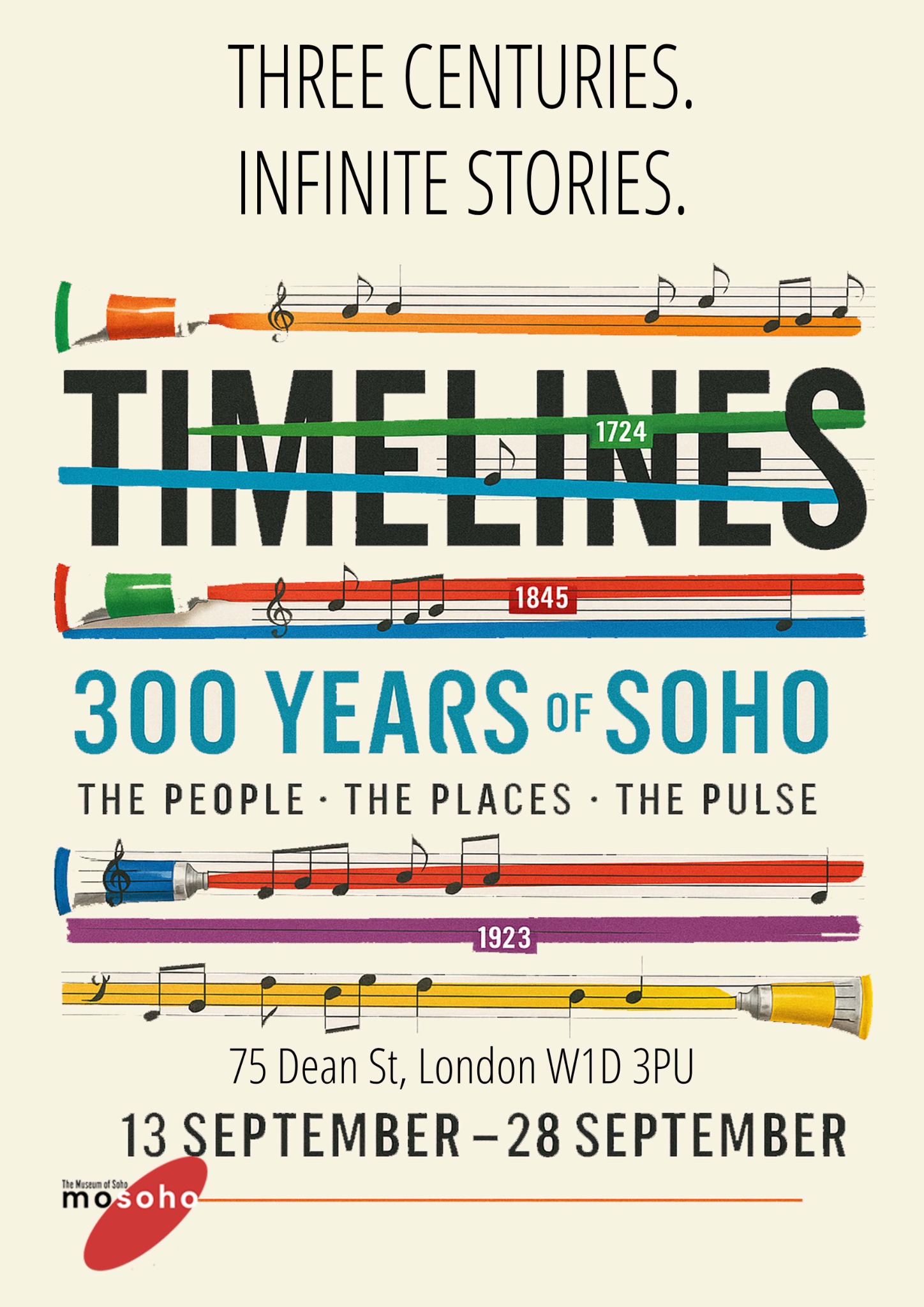 Poster for Timelines: 300 Years of Soho, 2025