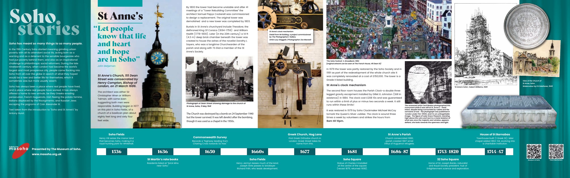 Detail from the St Anne's and early Soho timeline